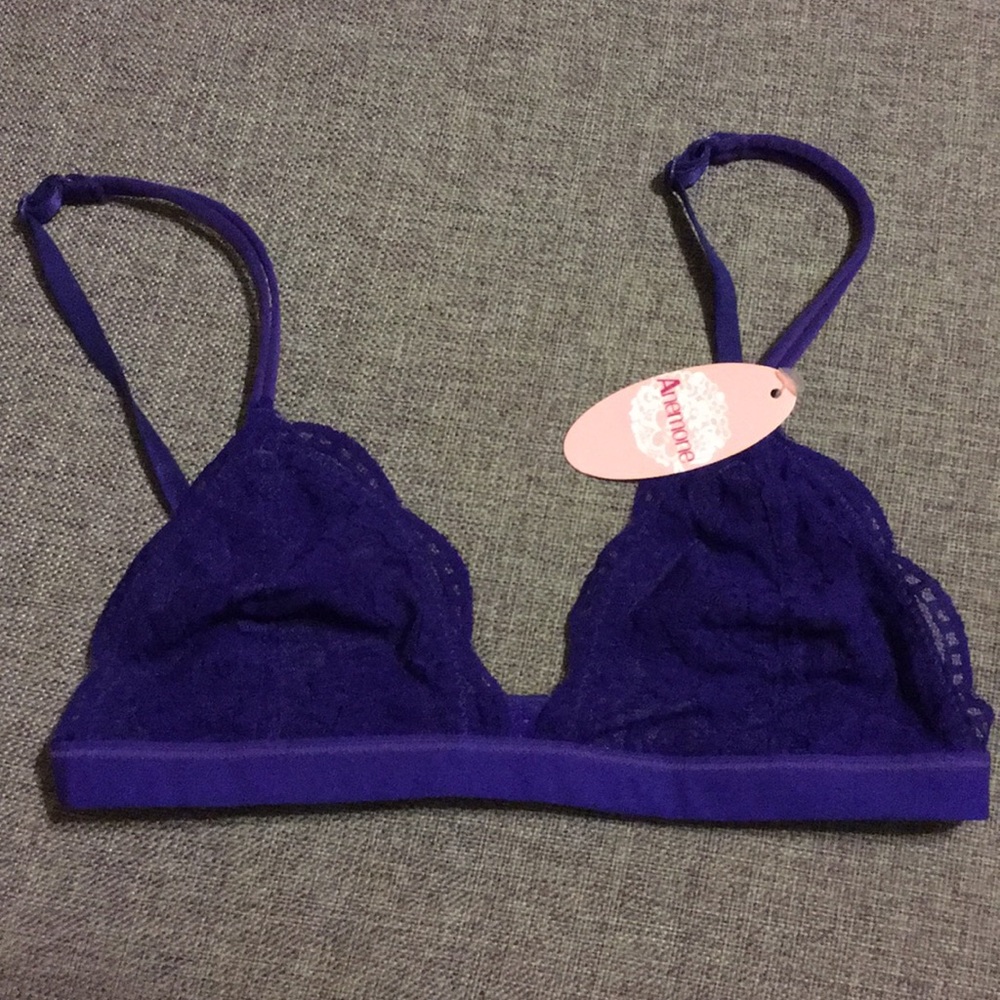 NWT Anemone Purple Bralette